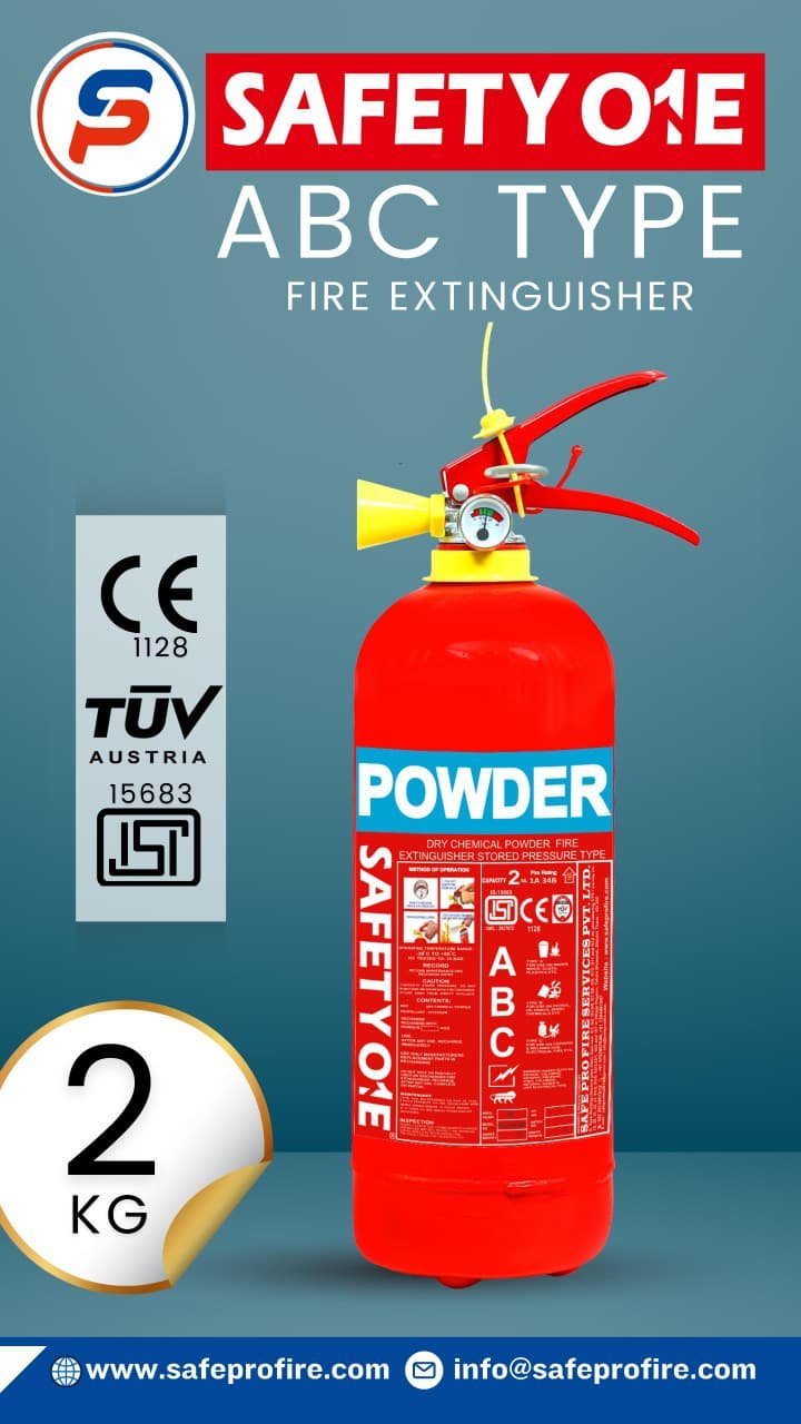 Safety One ABC Type Fire Extinguisher 2KG